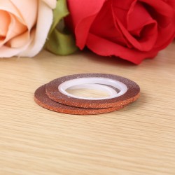 Fir metalic adeziv modele unghii 3D mat #321103 Folie fir metalic unghii